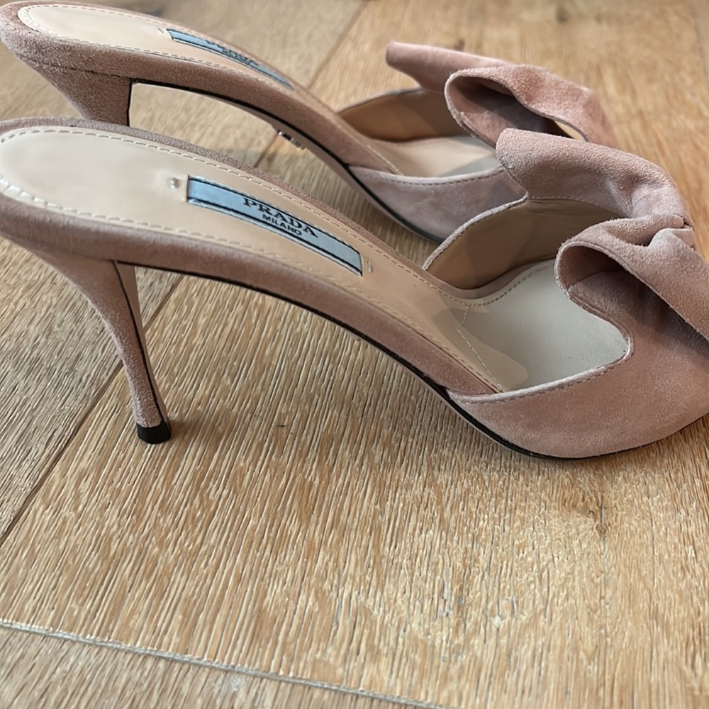Prada Nude Calzature Donna Slide Sandals - 37 - Picture 2 of 8